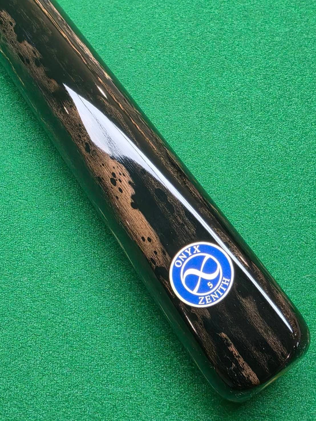 ONYX ZENITH 5 Blue & Gold Badge on Black Tiger Butt
